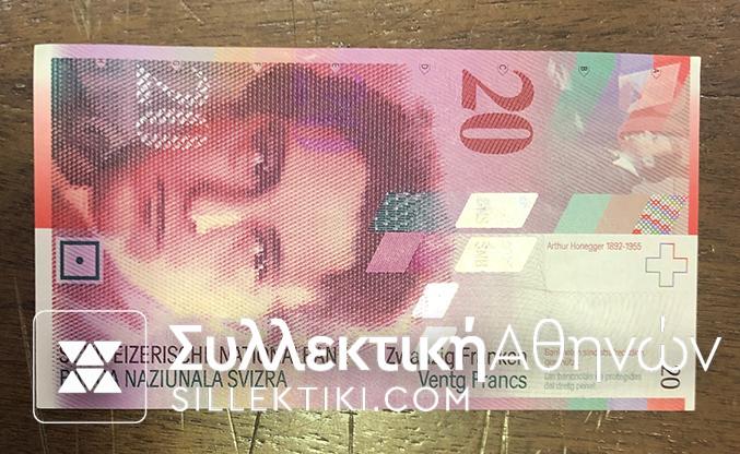 SWITZERLAND 20 Fr UNC